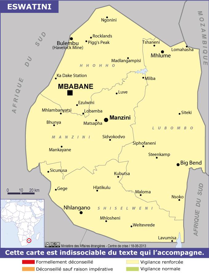 Préparer son voyage en Eswatini (Swaziland)